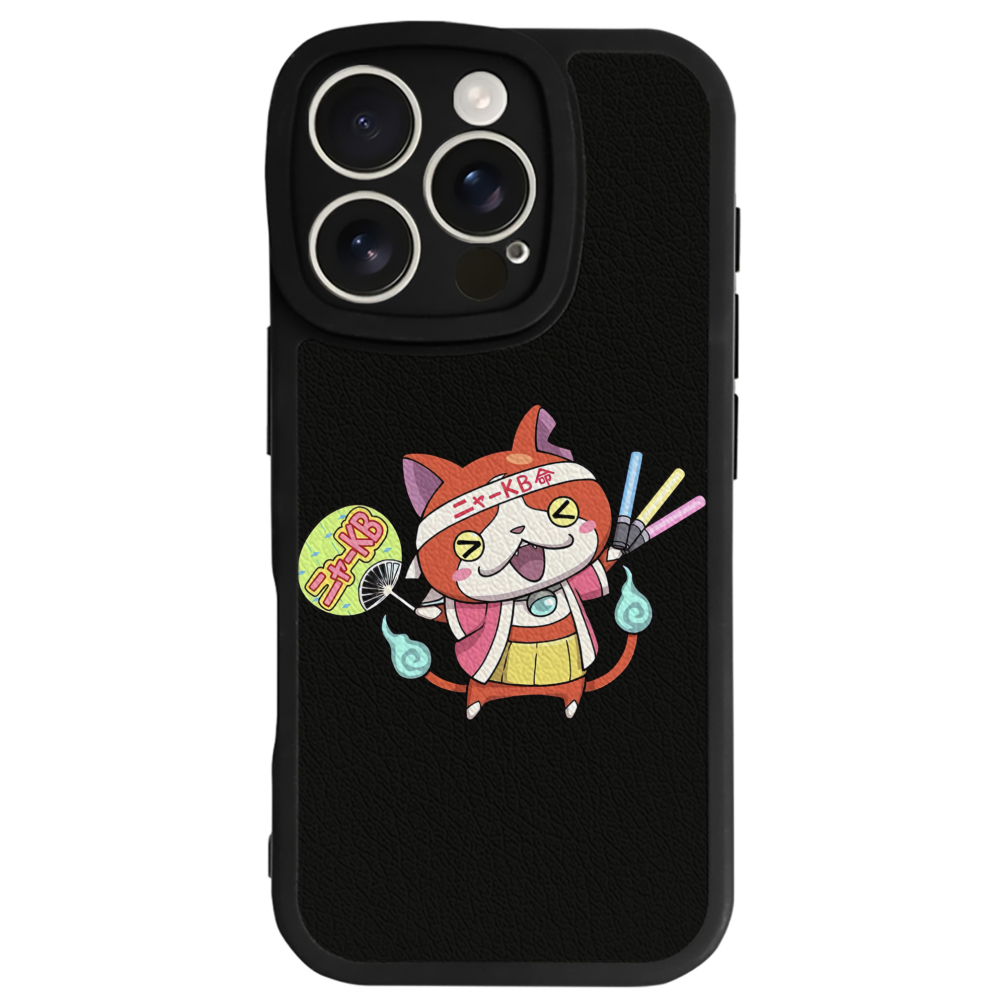 （画像用） 妖怪ウォッチ Yo-kai Watch 【iPhone 16シリーズ対応】シリコンスマホケース（レザー調） 材質：シリコン